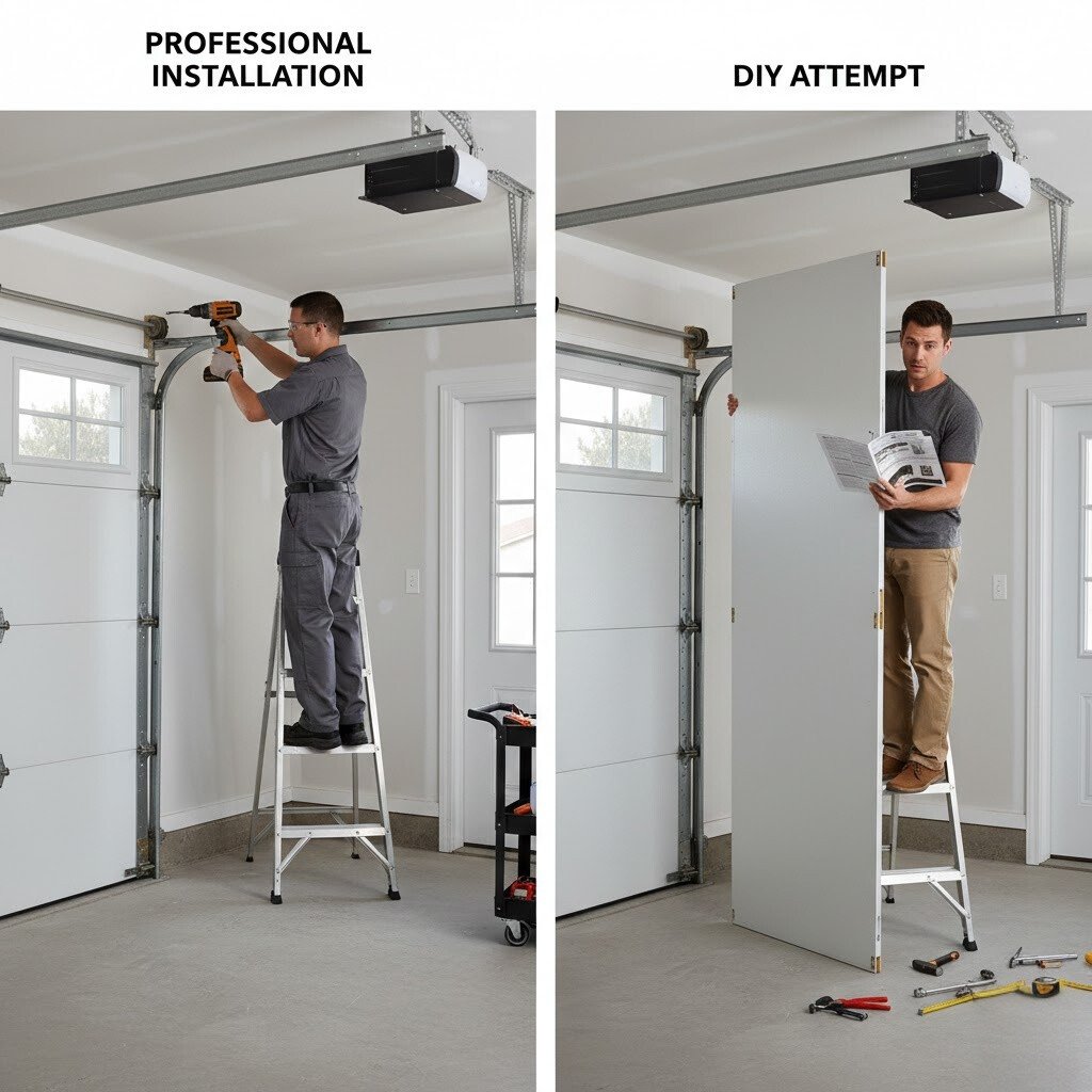 Garage Door Installation Guide DIY or Hire a Pro