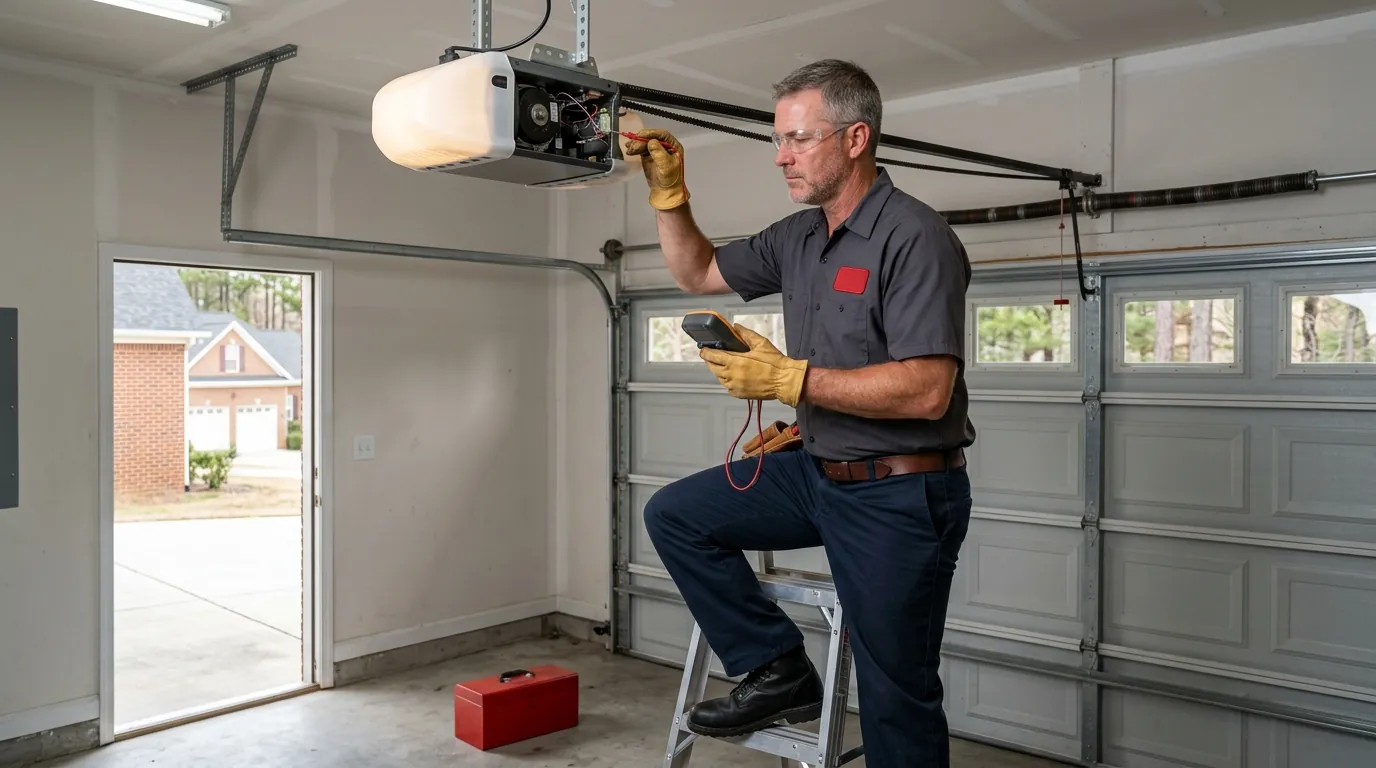 multimeter, ladder and belt-drive powerhead